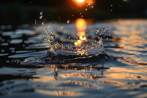 Splash del tramonto