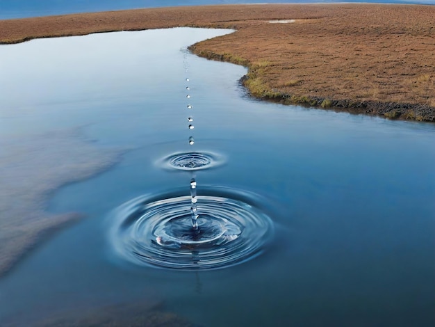 Splash della Giornata Mondiale dell'Acqua nel deserto centrale