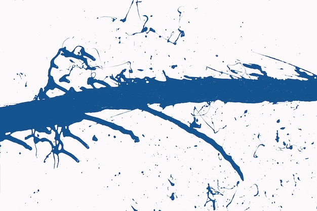 Splash of blue paint on a white background.Element of creative graffiti.