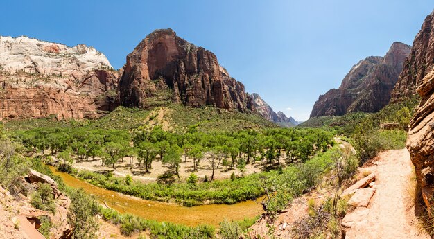 Splendida vista del canyon del Parco Nazionale di Zion