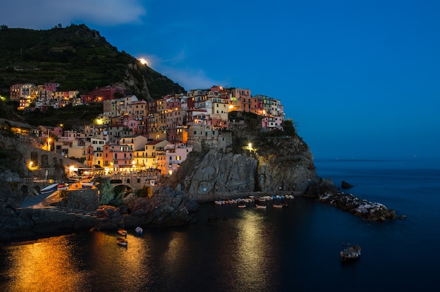 Splendida vista del Parco delle Cinque Terre, Italia