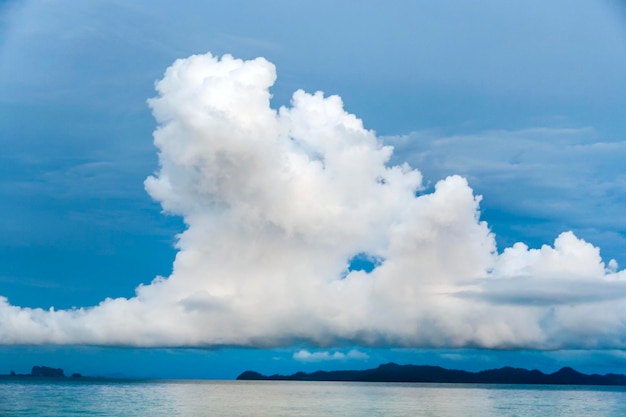 Splendida vista sul mare e sulle nuvole