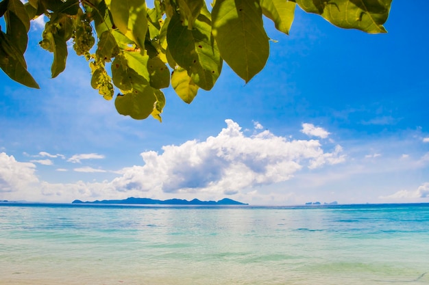 Splendida vista sul mare e sulle nuvole