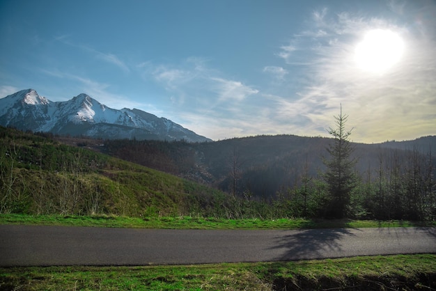 Splendida vista sulla natura della Slovacchia. Relax e tempo libero.