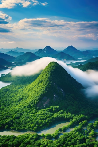 Splendida vista sulle montagne