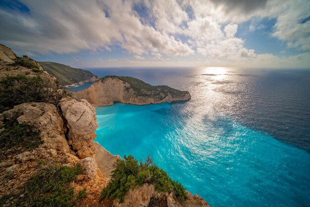 Splendida vista sulle scogliere di Shipwreck Cove