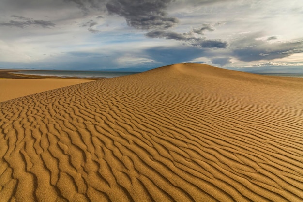 Splendide vedute del paesaggio desertico Deserto del Gobi Mongolia