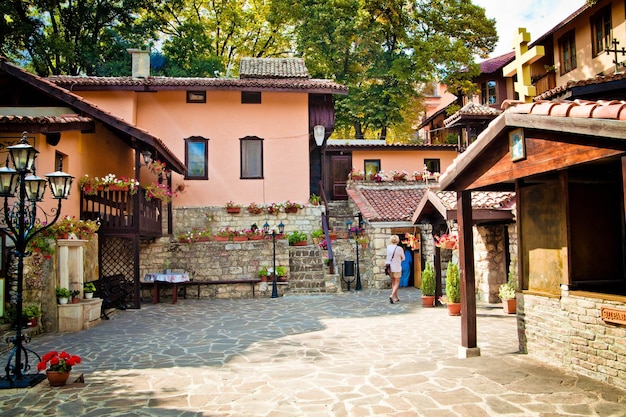 Splendide vedute della città balneare bulgara. Mar Nero. Varna. Sabbia dorata