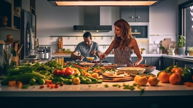 Splendidi interni della cucina con oggetti essenziali in fotografie accattivanti