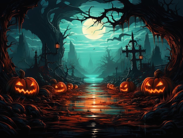 Spooky Halloween sfondo