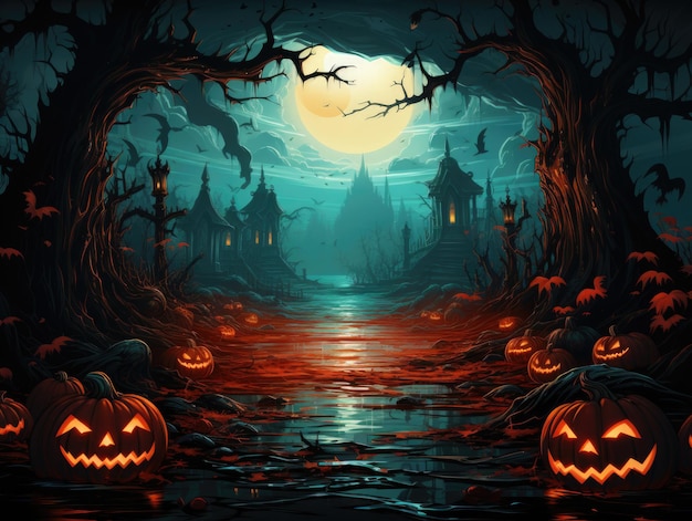 Spooky Halloween sfondo