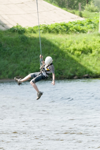 Sport estremi di ropejumping