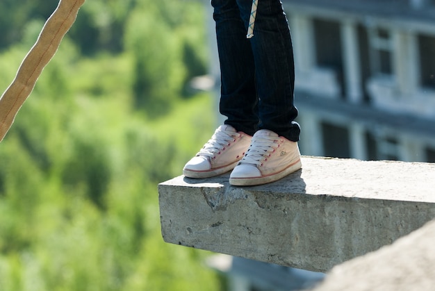 Sport estremi di ropejumping