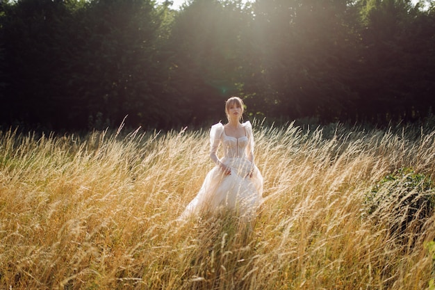 Sposa nella natura