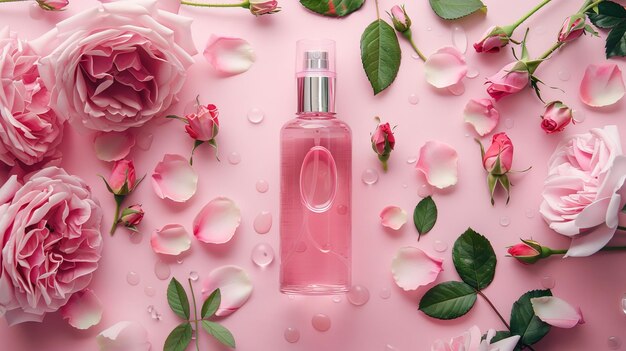 Spray di acqua di rose calmante anti-invecchiamento