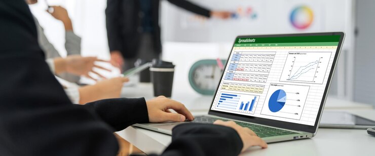 Photo spreadsheet document information financial startup concept snugly