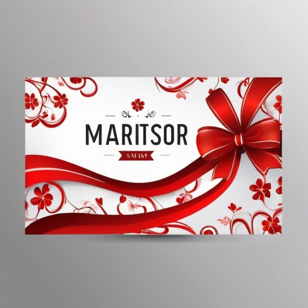 SpringThemed Free Vector Flat Martisor Orizzontale Banner Illustrazione per le celebrazioni stagionali