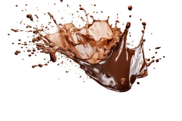 spruzzata di cioccolato fotografia professionale di alimenti pubblicitari