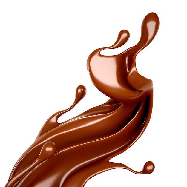 Spruzzata di cioccolato illustrazione