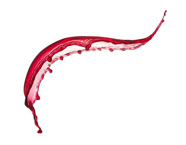 Spruzzata di vino rosso