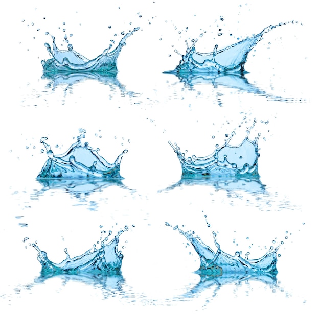 Spruzzi d'acqua scendono sullo sfondo del vortice