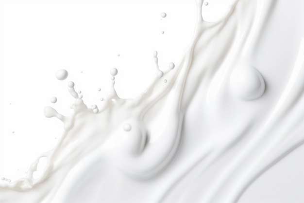 Spruzzi di latte IA generativa