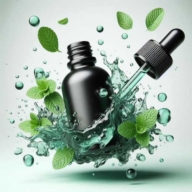 spruzzo di olio essenziale di menta