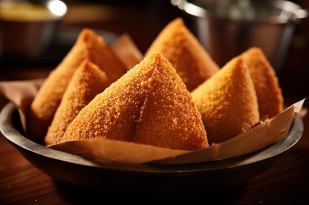 Spuntino Coxinha Carne di formaggio dorato Genera Ai