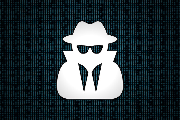 Spyware su un codice binario