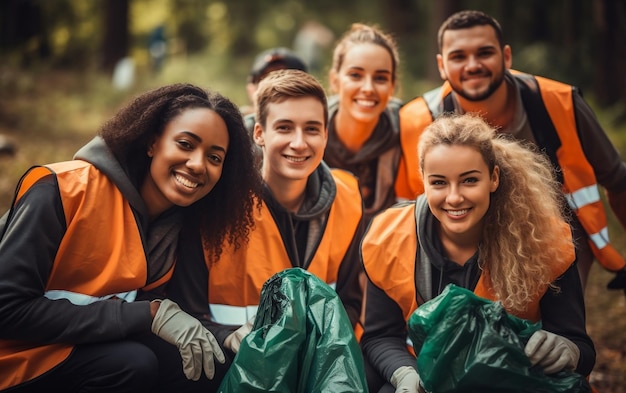 Squadra di giovani volontari Artificiali Generativi