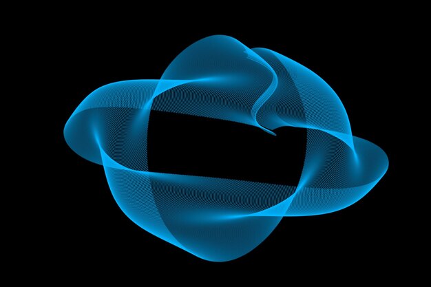 SQUARE FRAME ABSTRACT WAVE (Framma quadrato di onda astratta)