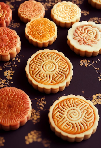 Squisiti Mooncakes di metà autunno