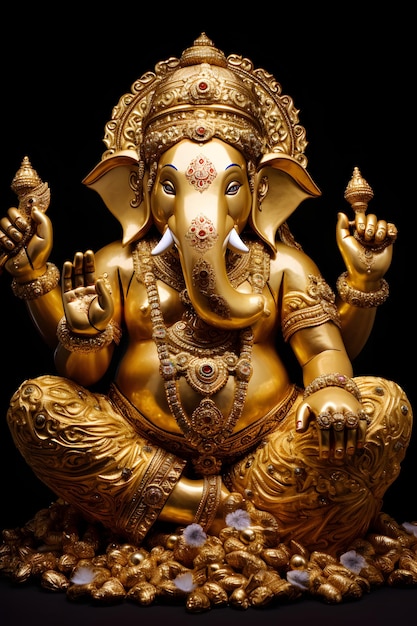 Sri Ganesha seduto