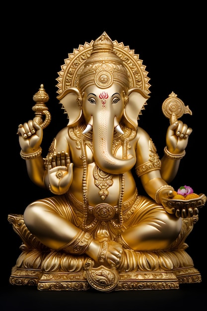 Sri Ganesha seduto