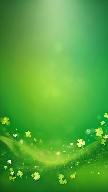 St Patrick's Day sfondo verde astratto per il design sfondo astratto colorato