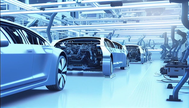 Stabilimento di produzione automobilistica AI generativa