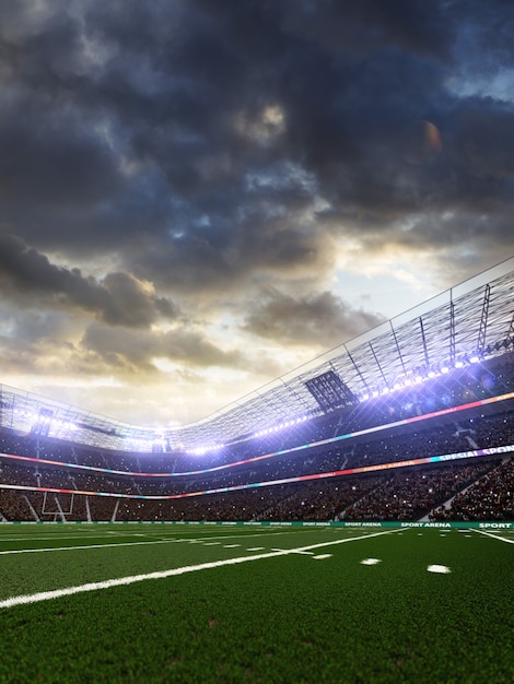 Stadio di calcio di football americano