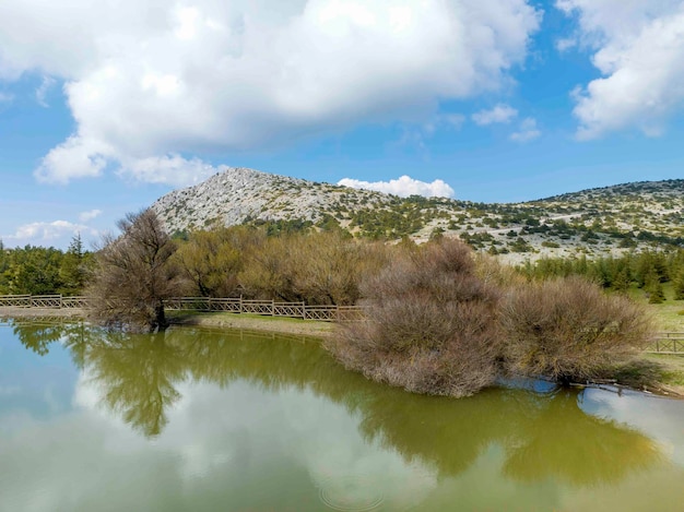 Stagno di montagna Spil - lago. Manissa - Turchia