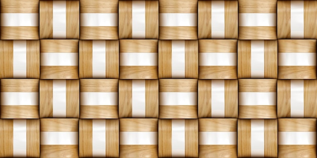 Stampa digitale 3D di piastrelle geometriche in legno per carta da parati e piastrelle di ceramica