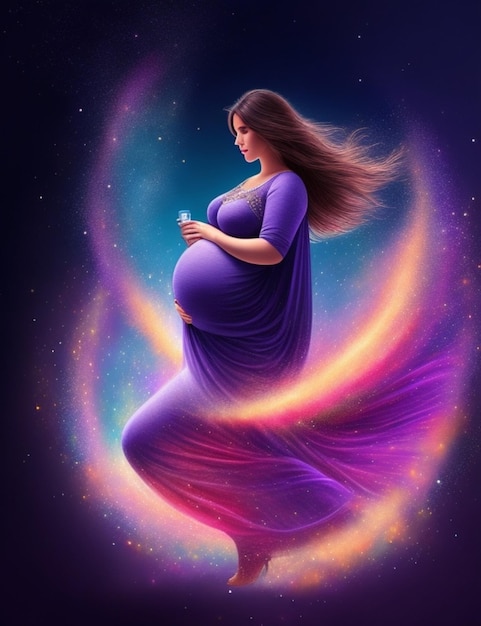 Stampa immagine Donna incinta