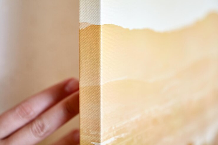Stampa su tela Gallery Wrap Foto stampata su tela di cotone lucida Bordo laterale della fotografia