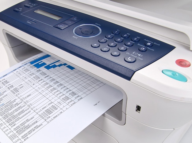Stampante con scanner e fax - Primo piano
