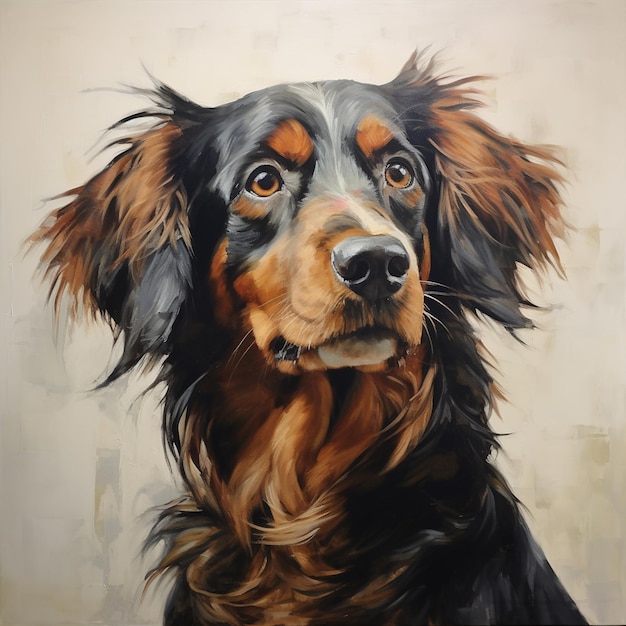 Stampe d'arte di un cane