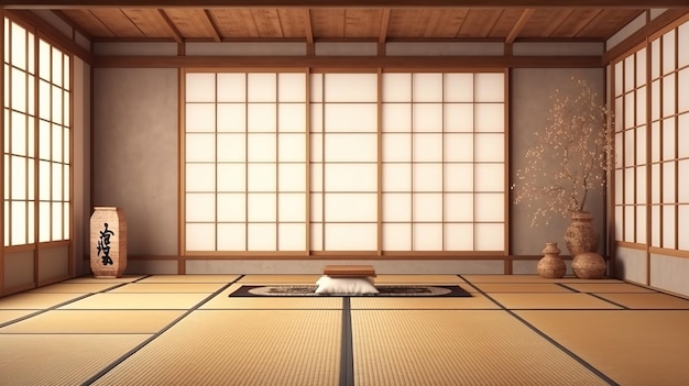 Stanza tatami giapponese