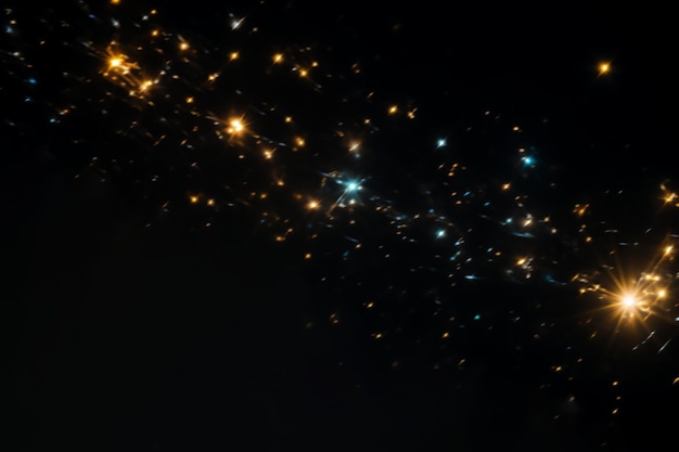 Star Shine Effect Photo Overlays Magical Light Twinkling Stars Ambiance da sogno Stile capriccioso