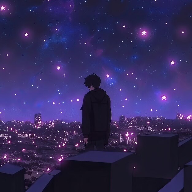 Stargazing Serenity A Lofi Vibe Viaggio attraverso i suoi occhi