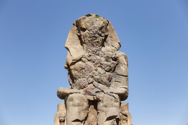 Statua dei Colossi di Memnone a Luxor in Egitto