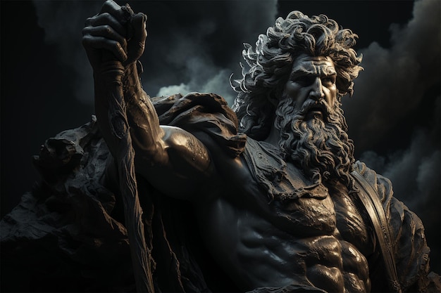 Statua del dio greco stoico