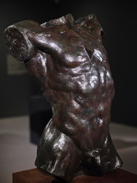 Statua del famoso scultore Auguste Rodin