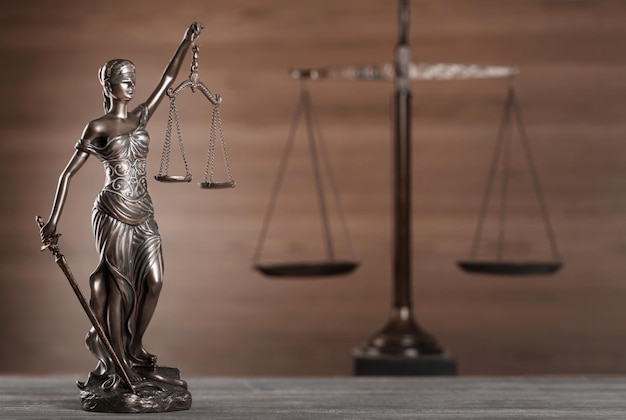 Statua della giustizia, onere della prova, tema del diritto